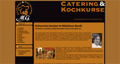 Desktop Screenshot of mg-catering-kochkurse.de