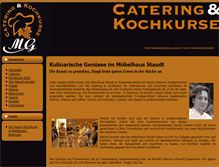 Tablet Screenshot of mg-catering-kochkurse.de